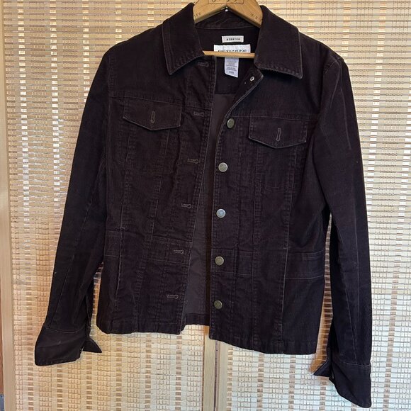 Jones New York Sport Brown Corduroy Jacket – Size S - Picture 3 of 4
